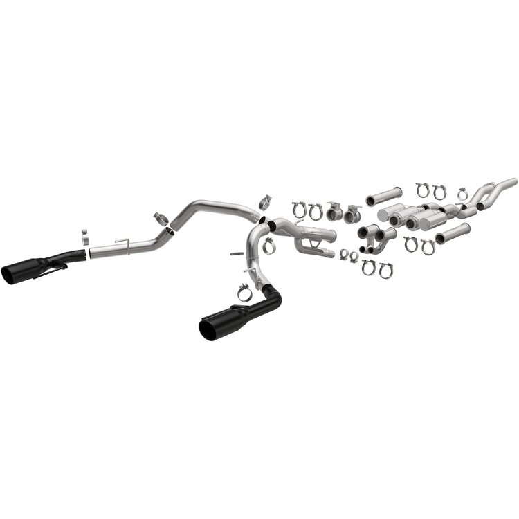 19651 xMOD Series Cat-Back Performance Exhaust System Fits Select Ford F-150