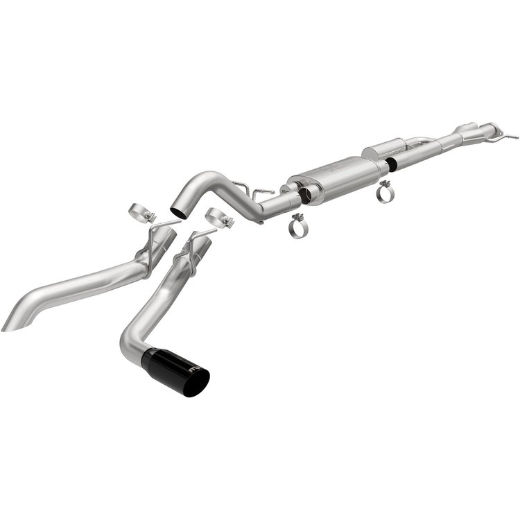 19663 Overland Series Cat-Back Performance Exhaust System Fits Select Ford Ranger