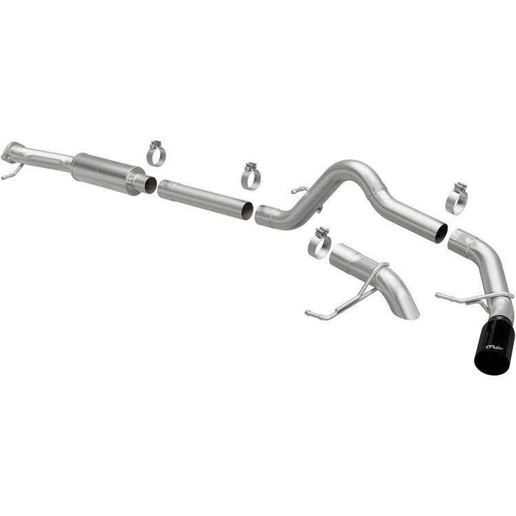 19682 Rock Crawler Series Cat-Back Performance Exhaust System Fits Select Ford Bronco