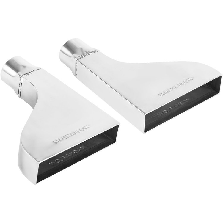 35150 Rectangle Polished Exhaust Tip