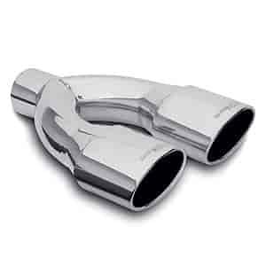 Polished Stainless Steel Exhaust Tip Inlet: 3" I.D.