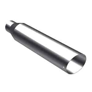 Polished Stainless Steel Exhaust Tip Inlet: 2.5" I.D.