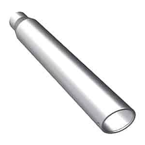 Polished Stainless Steel Exhaust Tip Inlet: 2.5" I.D.