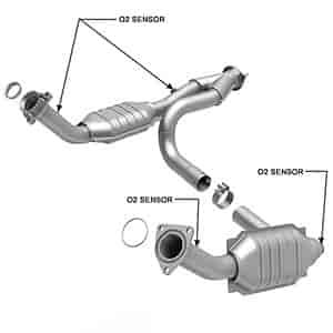 Direct-Fit Catalytic Converter 1999 GM Silverado/Sierra 1500 4.8L