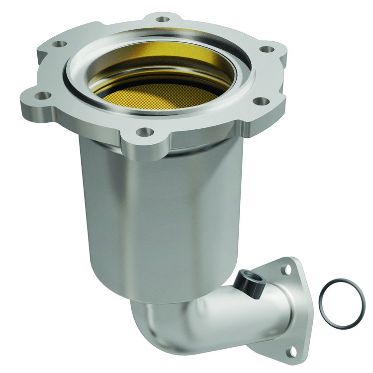 Direct Fit Catalytic Converter 11.56 in. Overall Length
