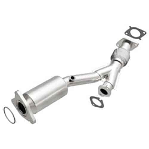 Direct Fit California Catalytic Converter 2 in. ID/OD 9 in. Length 4 in. Width 27.5 in. Overall Length