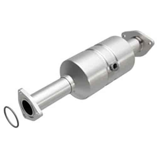 Direct Fit California Catalytic Converter 2 in. ID/OD 11 in. Length 5 in. Width 19 in. Overall Length