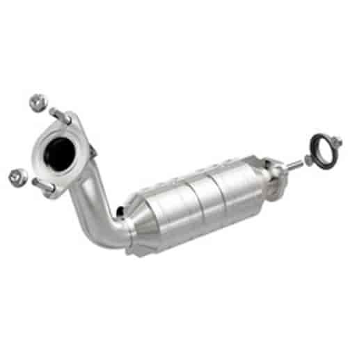 Direct Fit California Catalytic Converter 2 in. ID/OD 11 in. Length 5 in. Width 19.4 in. Overall Length