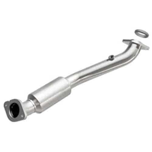 Direct Fit California Catalytic Converter 2.5 in. ID/OD 9 in. Length 4 in. Width 24.625 in. Overall Length
