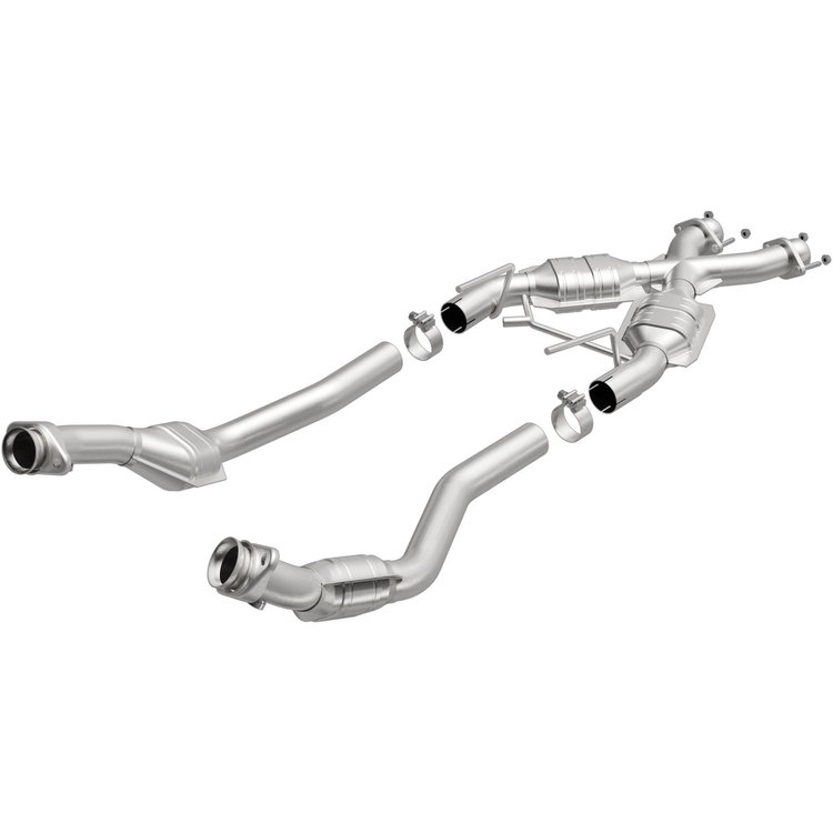 Tru-X Pipe with Converters 1986-93 Mustang GT & LX