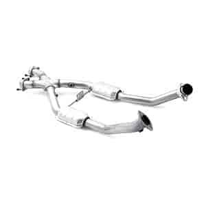 Tru-X Pipe with Converters 1996-98 Mustang GT