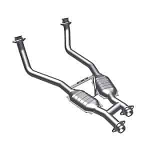H-Pipe With Catalytic Converters 1994-95 Mustang 5.0L