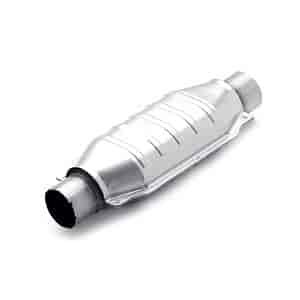 Oval Catalytic Converter 2.50" Inlet/Outlet Diameter