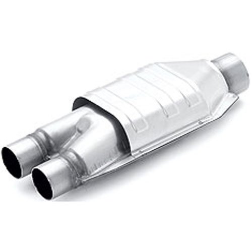 Oval Catalytic Converter 2.0" Inlet/Outlet Diameter