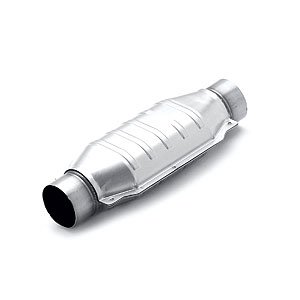 Oval Catalytic Converter 3.0" Inlet/Outlet Diameter