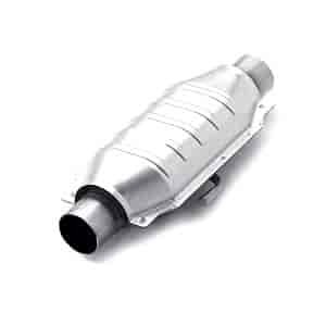 Oval Catalytic Converter 2.250" Inlet/Outlet Diameter