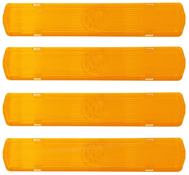 Amber Side-Light Covers for M-Racks Roof Racks