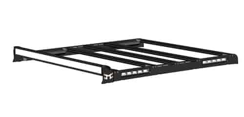 Stealth Roof Rack with 50 In. C-Series Light for 2018 Jeep Wrangler JL Unlimited 4-Door
