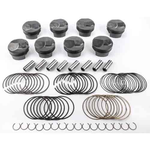 Big Block Chevy PowerPak Piston & Ring Kit Forged 2618 High Strength Aluminum Alloy