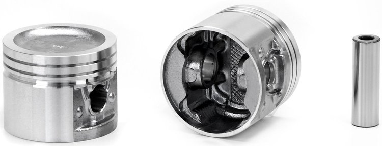 Single Silvolite Hyper Piston - 3.8L GM V6 1978-87