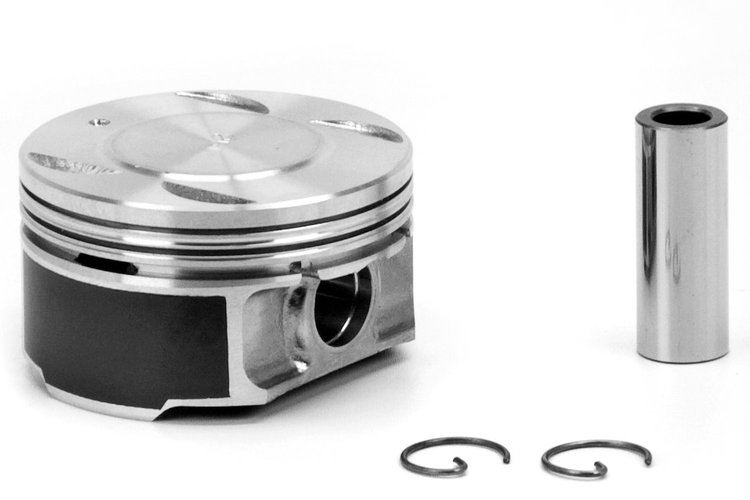 Single Silvolite Hyper-Coated Piston - 3.0L Ford V6 1996-03