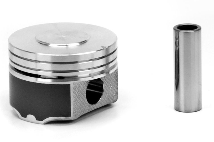 Single Silvolite Hyper-Coated Piston-3.0L Ford V6 2002-