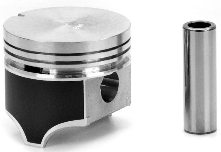 Single Silvolite Coated Piston - 1.8L GM L4 1982