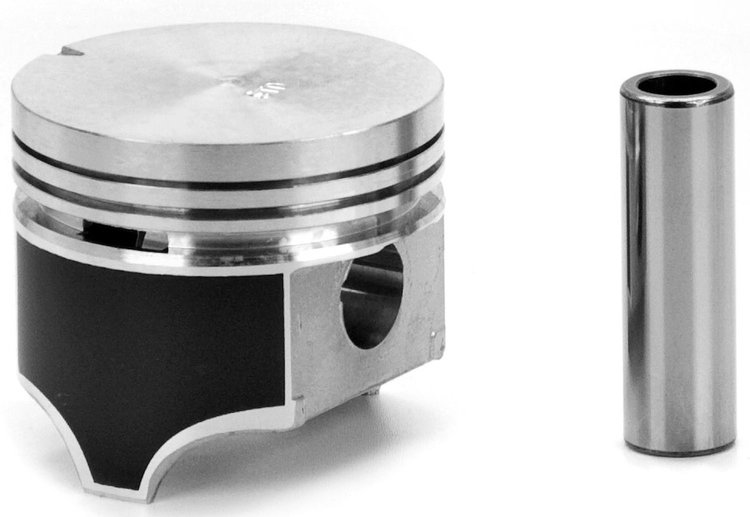 Single Silvolite Coated Piston - 1.8L GM L4 1982