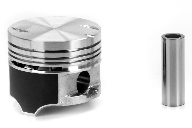 Single Silvolite Hyper-Coated Piston 6.0L GM V8 1966-85