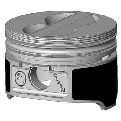 KB Claimer Piston - Chevy 350 Rod 5.700 Flat Top 7cc 4V