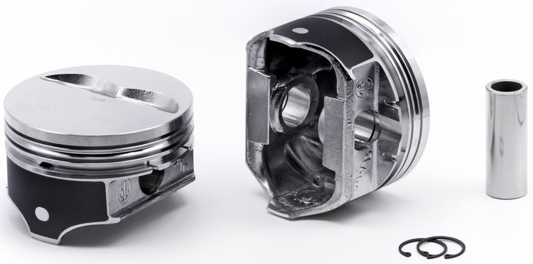 KB Single Claimer Piston - Chevy 400 Rod 5.700 Flat Top 5cc 2V