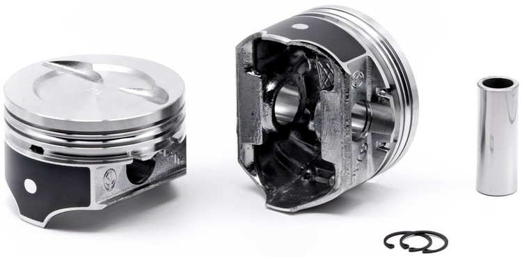 KB Single Claimer Piston - Chevy 383 Rod 5.700 Dish 13cc 2V