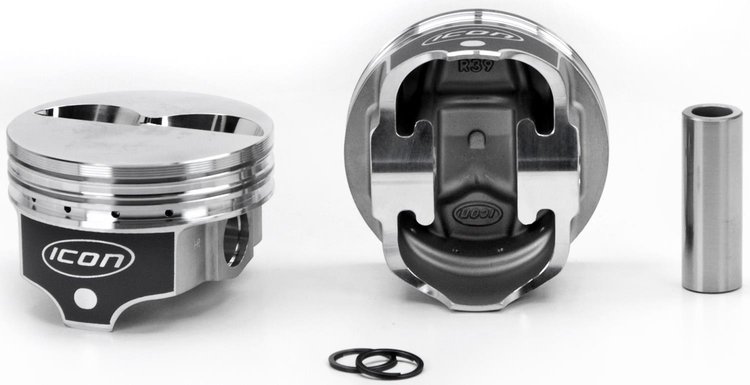 ICON Forged Piston - Chevy 350 Rod 5.700 Flat Top 4.9cc 2V