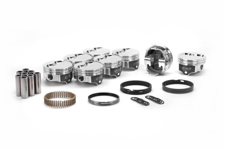 ICON Forged Single Piston - Ford 383W Rod 6.250 Flat Top 4.8cc 2V Ford 393W Rod 6.200 Flat Top 4.8cc