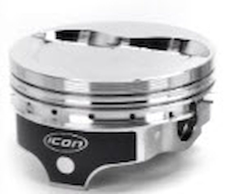 ICON Forged Single Piston - Ford 331 Rod 5.400 Step Dish 12.6cc 2V