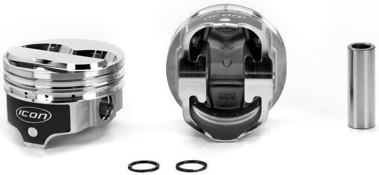 ICON Forged Piston - Chevy 350 Rod 5.700 Solid Dome -6.3cc 2V