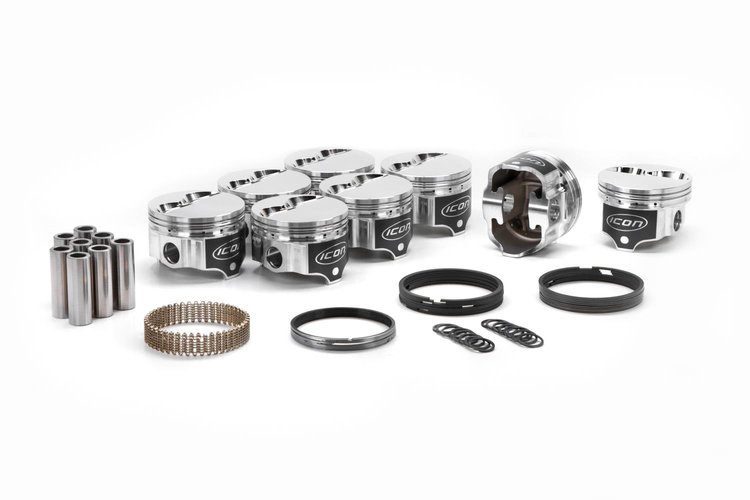 ICON Forged Piston - Ford 351W Rod 5.956 Flat Top 4.8cc 2V