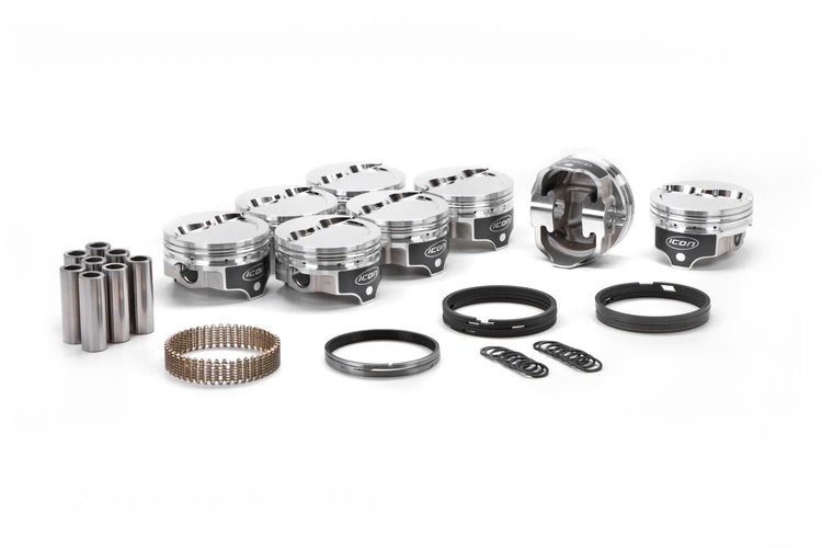 ICON Forged Piston - Chevy 383 Rod 5.700 Step Dish 18.6cc 2V