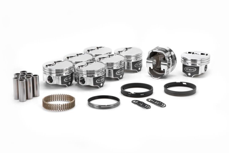 ICON Forged Piston - Chry 360 Rod 6.123 Flat Top 5cc 2V
