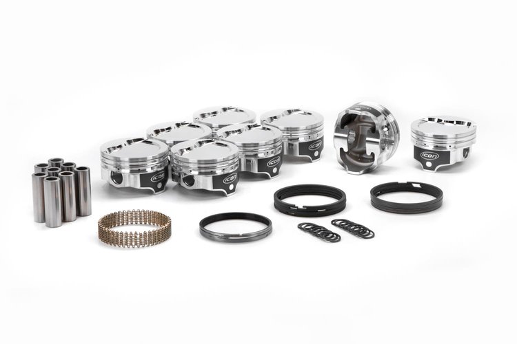ICON Forged Piston - Chry 408 Rod 6.123 Step Dish 20.5cc 2V
