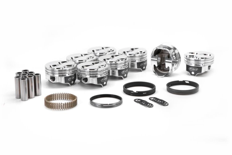 ICON Forged Piston - Chevy 400 Rod 5.700 Solid Dome -6.3cc 2V