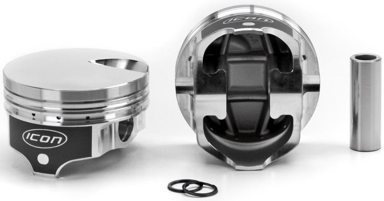 ICON Forged Single Piston - Chevy 427 Rod 6.385 Flat Top 3cc 1V or Chevy 489 Rod 6.135 Flat Top 3cc 1V