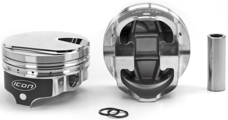 ICON Forged Single Piston - Chevy 427 Rod 6.385 cc Solid Dome 2cc 1V or Chevy 489 Rod 6.135 cc Solid Dome 2cc 1V