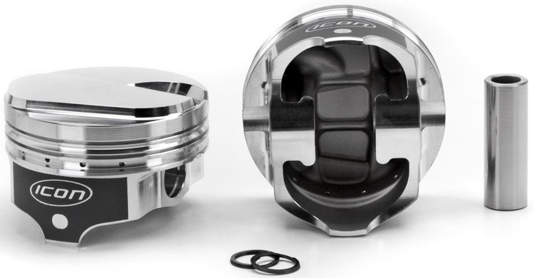 ICON Forged Single Piston - Chevy 427 Rod 6.385 cc Hollow Dome -20cc 1V or Chevy 489 Rod 6.135 cc Hollow Dome -20cc 1V