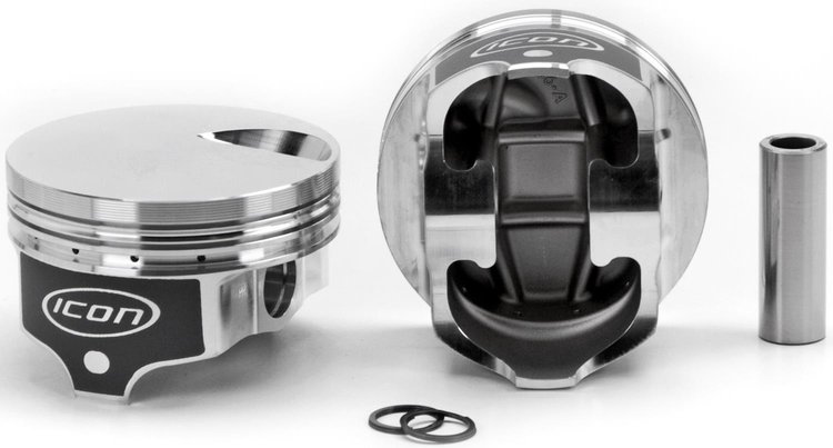 ICON Forged Piston - Chevy 502 Rod 6.135 Flat Top 3cc 1V