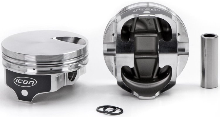 ICON Forged Piston - Chevy 502 Rod 6.385 Flat Top 3cc 1V