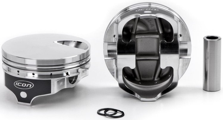 ICON Forged Piston - Chevy 540 Rod 6.385 Flat Top 3cc 1V