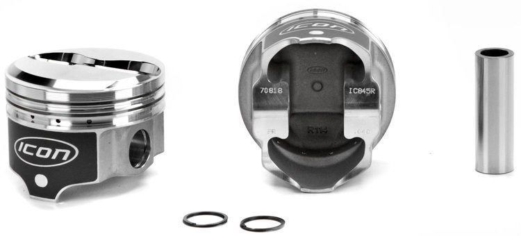 ICON Forged Piston - Chry 318 Rod 6.123 Solid Dome -4.9cc 2V