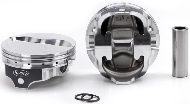 ICON Forged Piston - Chevy 434 Rod 6.000 Step Dish 15.2cc 2V