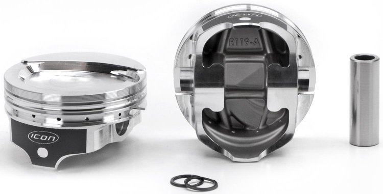 ICON Forged Single Piston - Ford 520 Rod 6.800 Dish 39cc 1V or Ford 545 Rod 6.700 Dish 39cc 1V